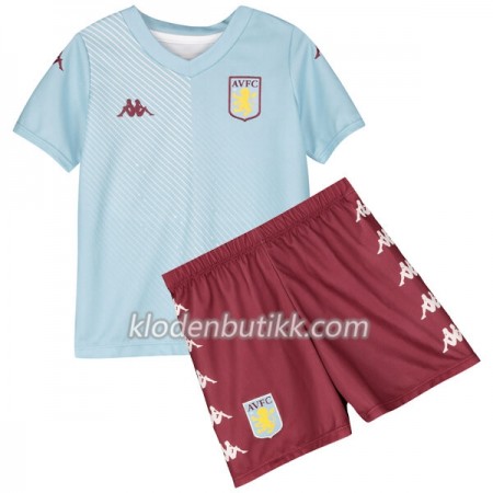 Aston Villa Barn Bortedraktsett 2019-2020 Kortermet (+ Korte bukser)